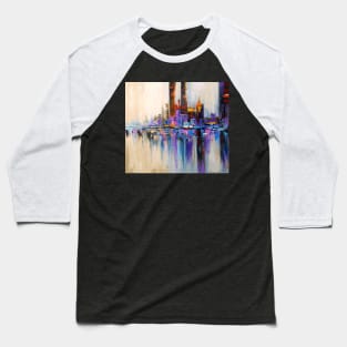 City Tetris Baseball T-Shirt